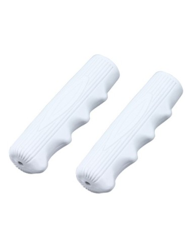 Grips 7/8 long 115mm Kraton Rubber 212 White.